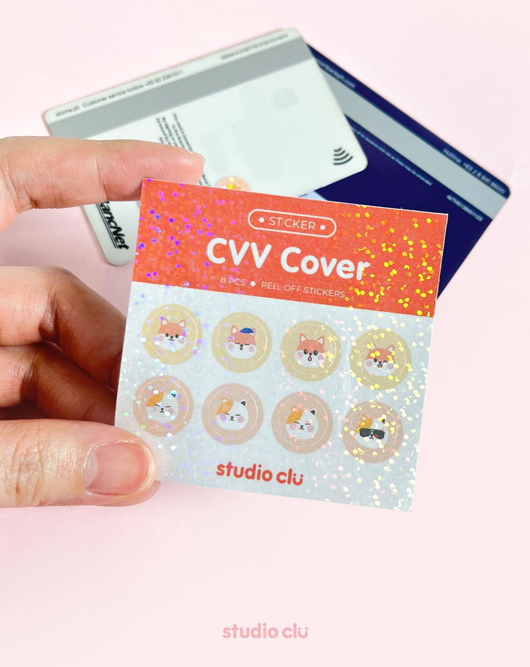 CVV Anti-Theft Sticker Peach & Mango