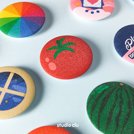 Cute Aesthetic Colorful 1.75" Original Button Pin Badge
