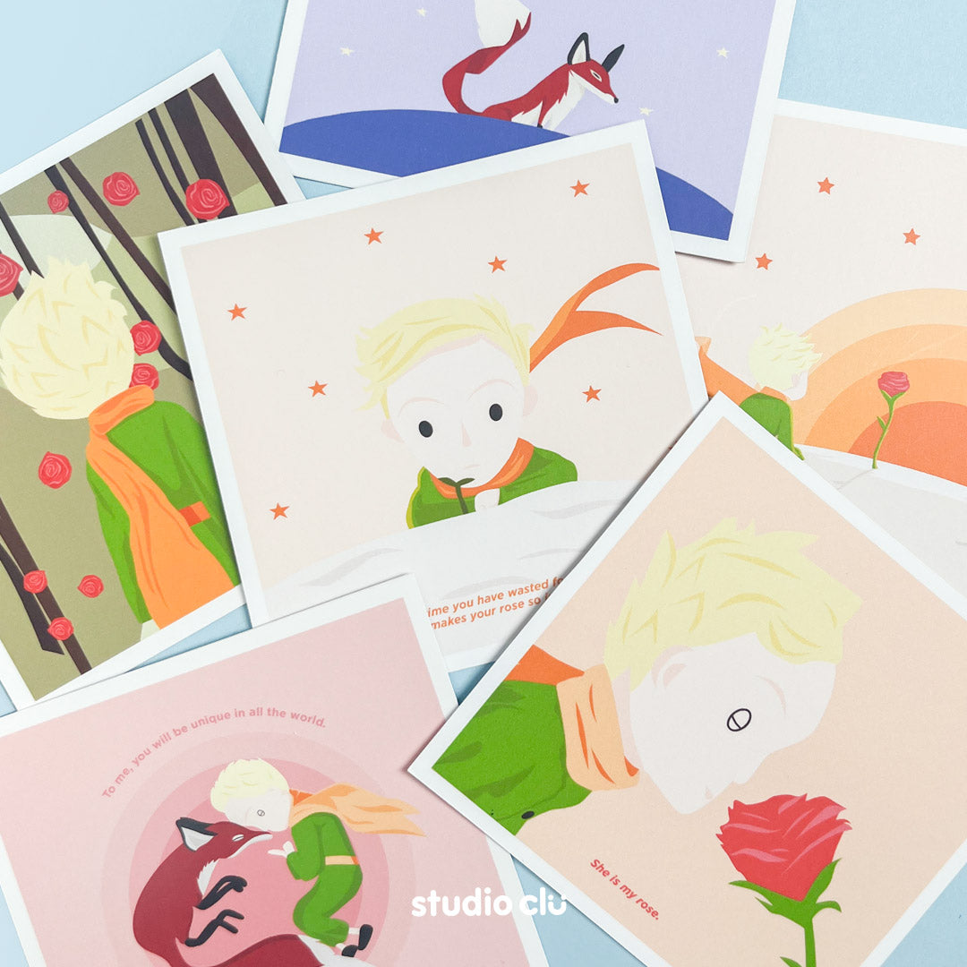 The Little Prince Fan Art Print Postcards