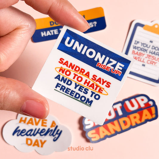 Superstore Sitcom Matte Vinyl Waterproof Deco Sticker Set