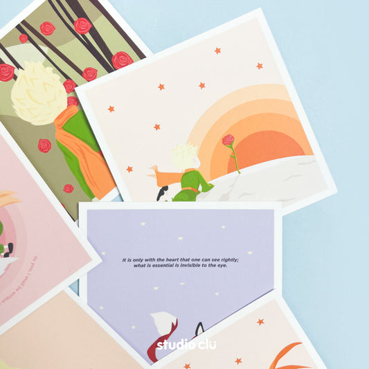 The Little Prince Fan Art Print Postcards