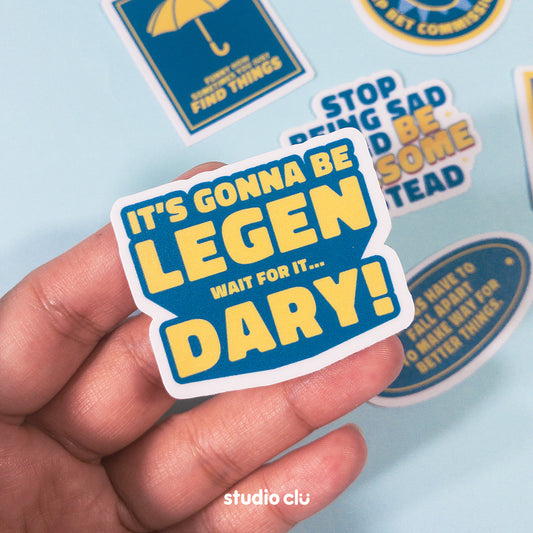 How I Met Your Mother Series Fan Art Waterproof Sticker Set