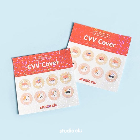 CVV Anti-Theft Sticker Peach & Mango