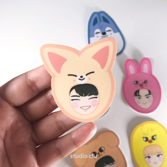 Stray Kids SKZOO Fan Art Waterproof Stickers | Website Exclusive