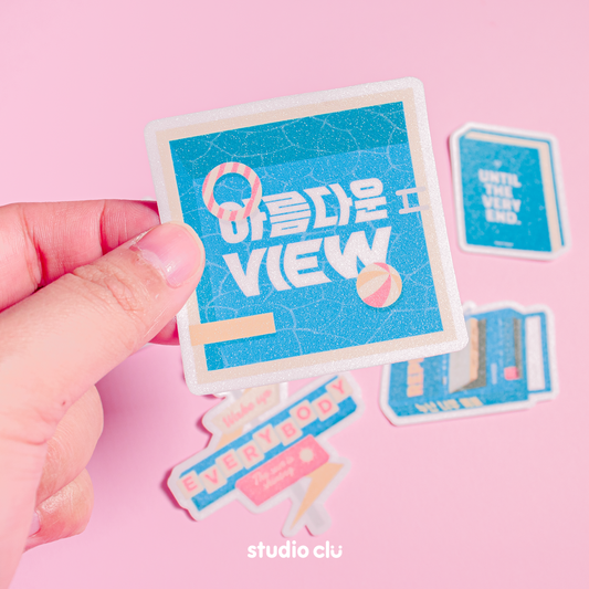 SHINee KPOP Fan Art Waterproof Sticker Set