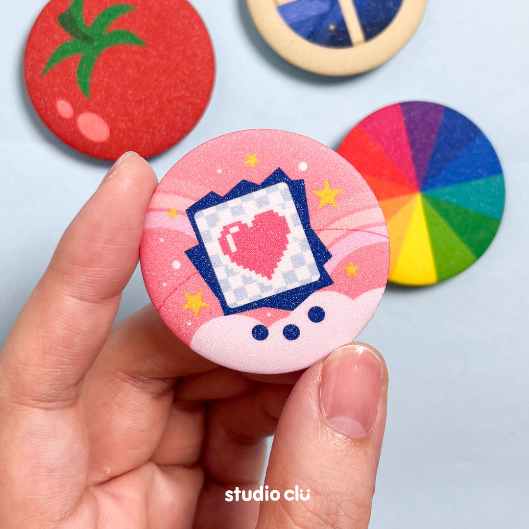 Cute Aesthetic Colorful 1.75" Original Button Pin Badge