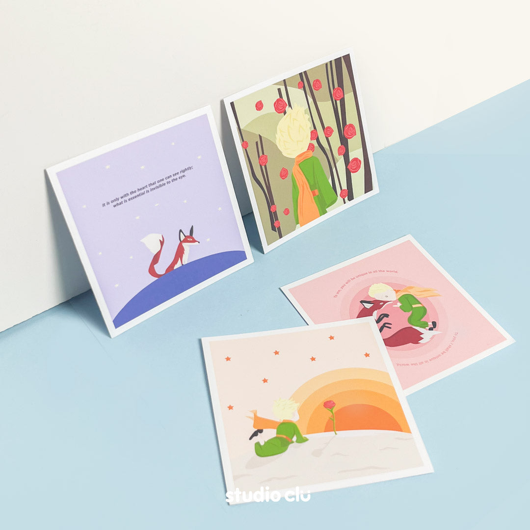The Little Prince Fan Art Print Postcards