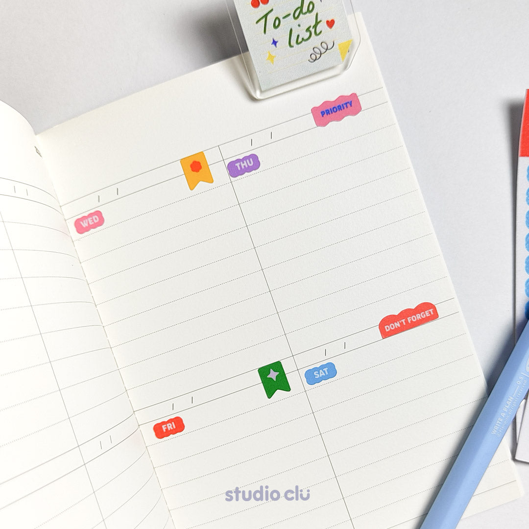 Daily Journal Sticker Sheet