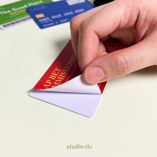 Sitcom Card Sticker Deco Waterproof Stickers l Website Exclusive