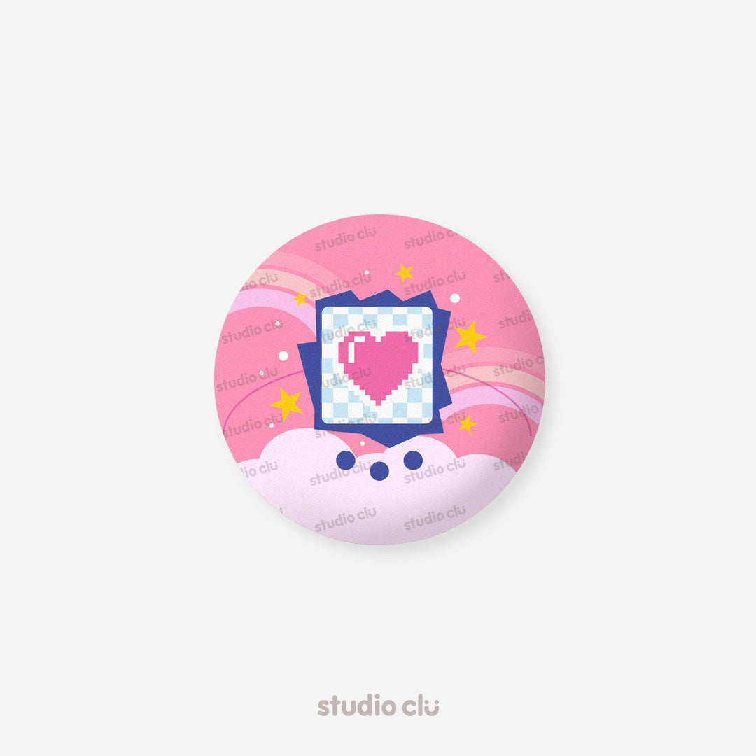 Cute Aesthetic Colorful 1.75" Original Button Pin Badge