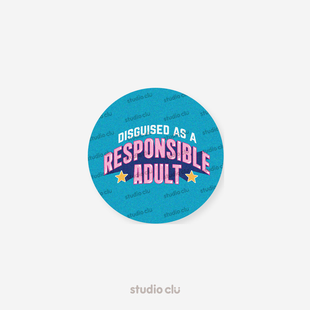 Cute Aesthetic Colorful 1.75" Original Button Pin Badge