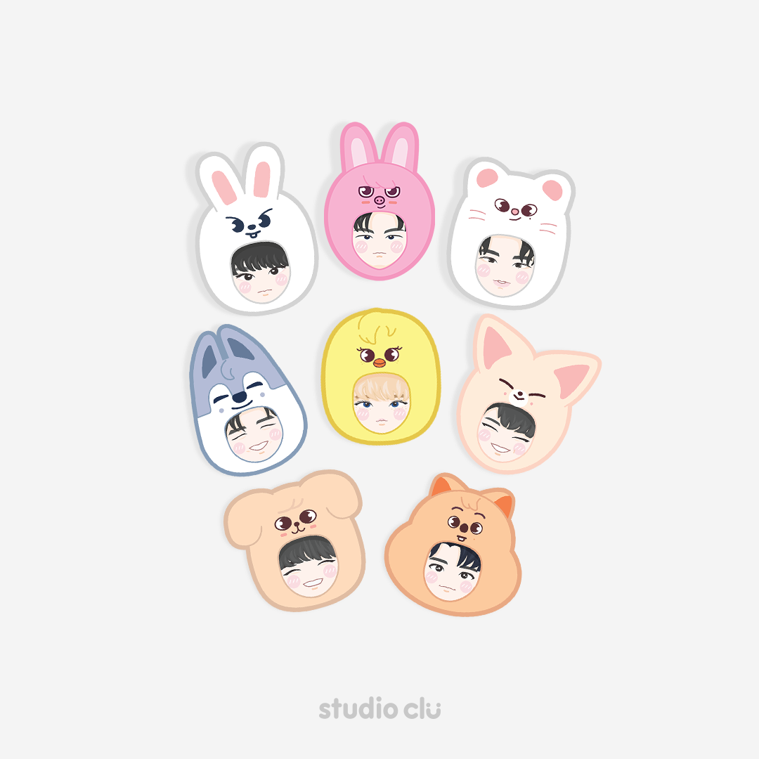 Stray Kids SKZOO Fan Art Waterproof Stickers | Website Exclusive