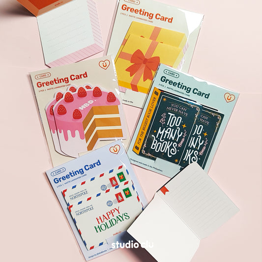 Mini Folded Greeting Cards (Set of 2)