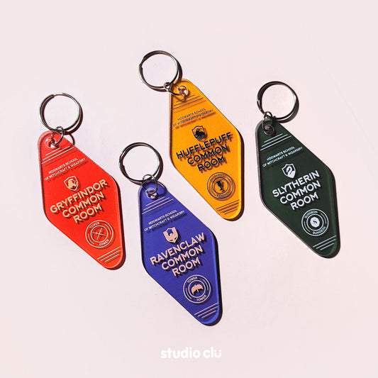 Hogwarts Harry Potter Common Room Acrylic Charm Keyring
