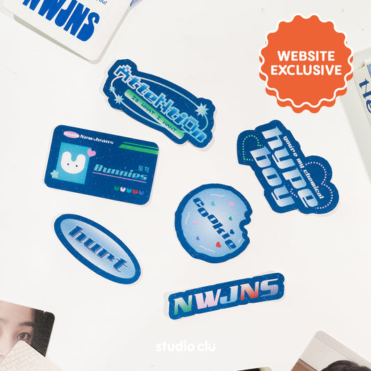 NewJeans KPOP Fan Art Waterproof Sticker Set