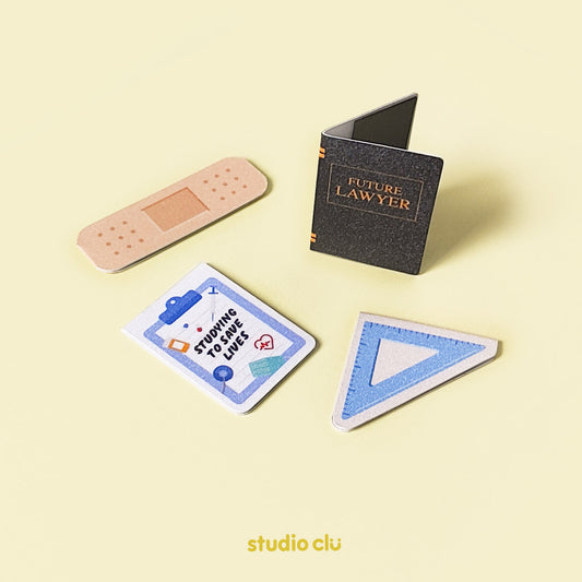 Profession Student Study Lawyer Engineer Architect Medicine Doctor Magnetic Bookmarks