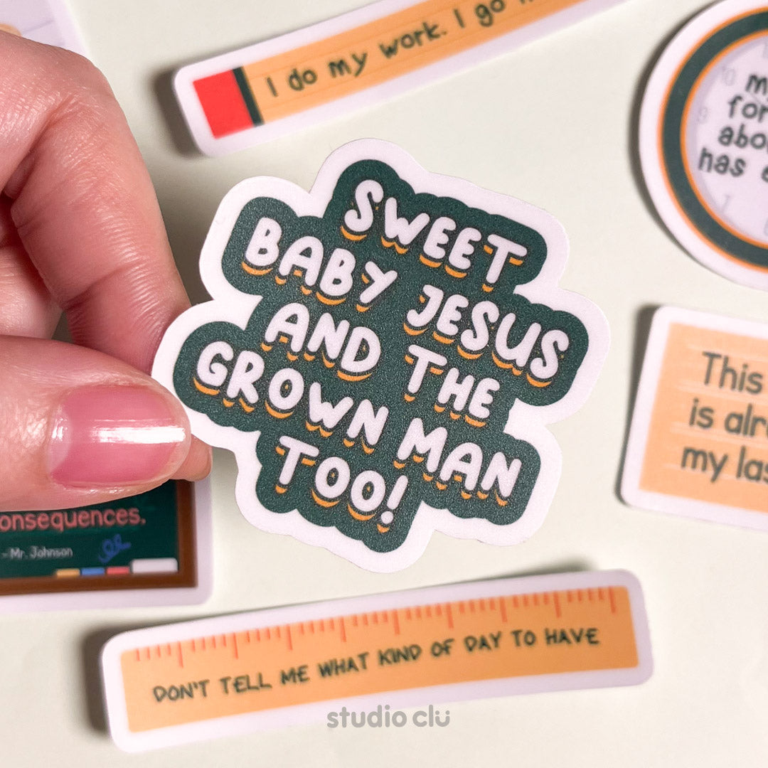 Abbott Elementary Sitcom Matte Vinyl Waterproof Deco Sticker Set