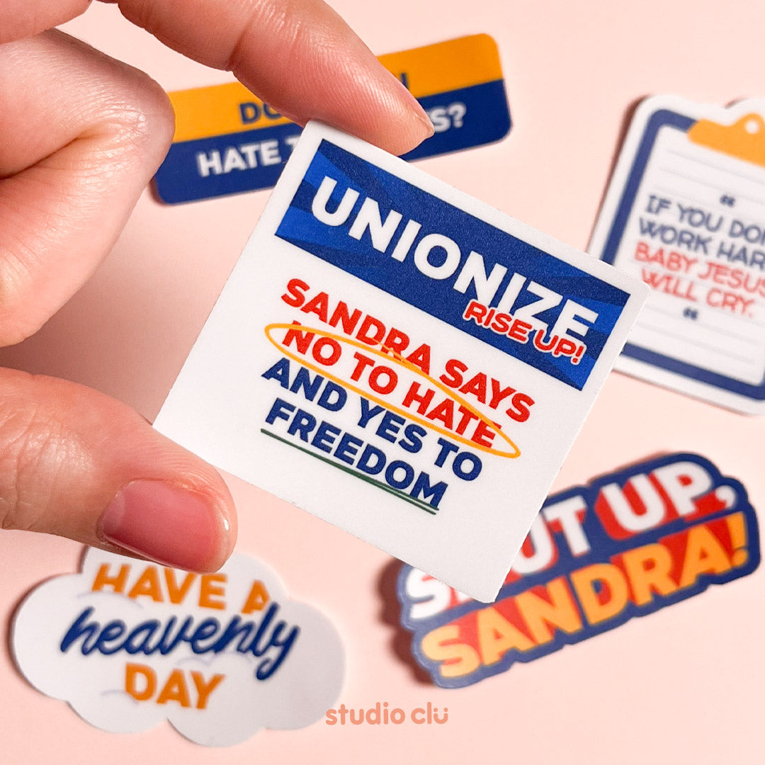 Superstore Sitcom Matte Vinyl Waterproof Deco Sticker Set