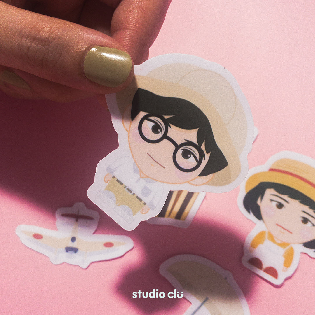 Ghibli Fan Art Waterproof Sticker Set
