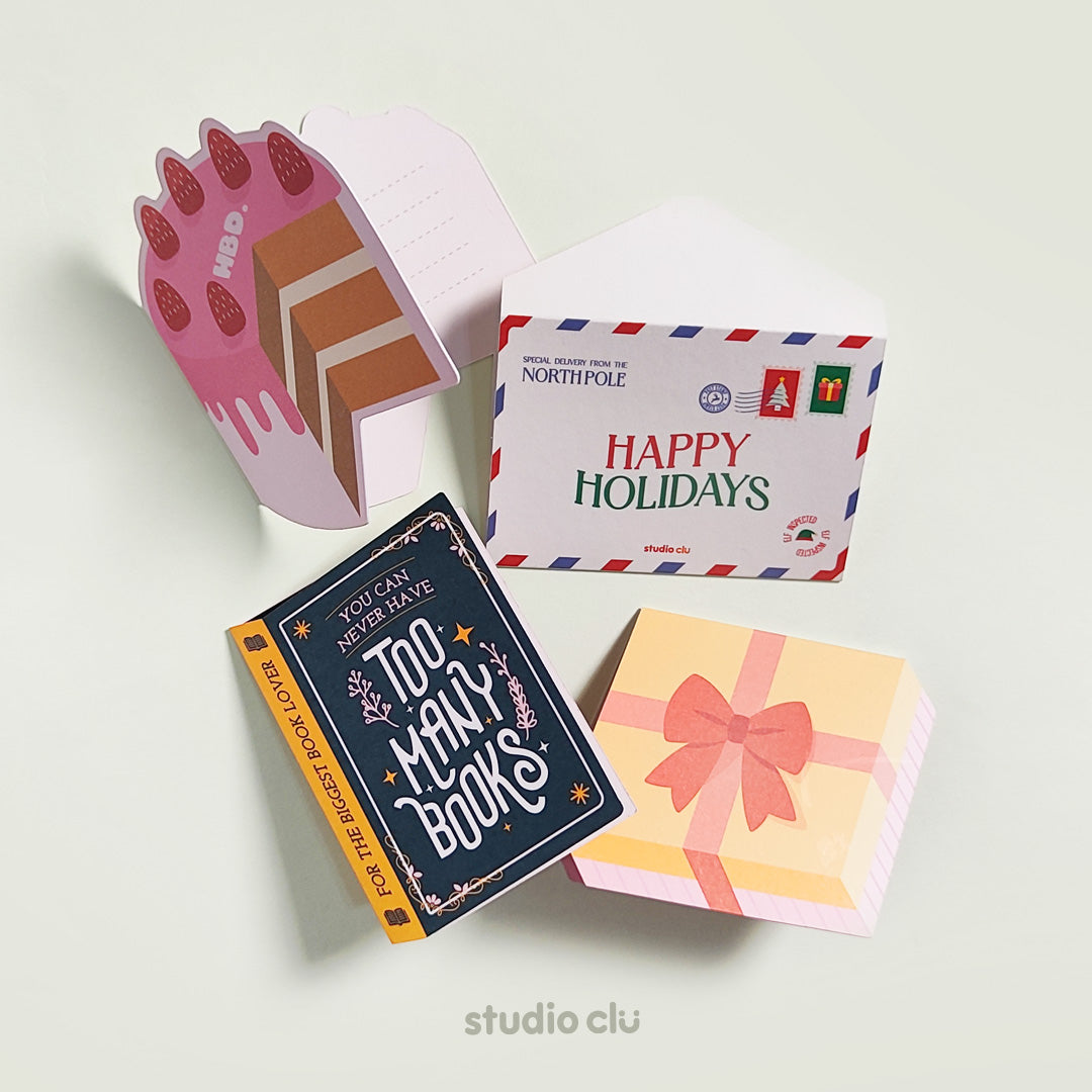 Mini Folded Greeting Cards (Set of 2)