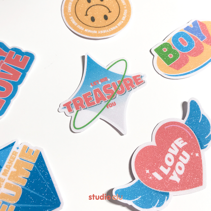 TREASURE KPOP Fan Art  Waterproof Sticker Set