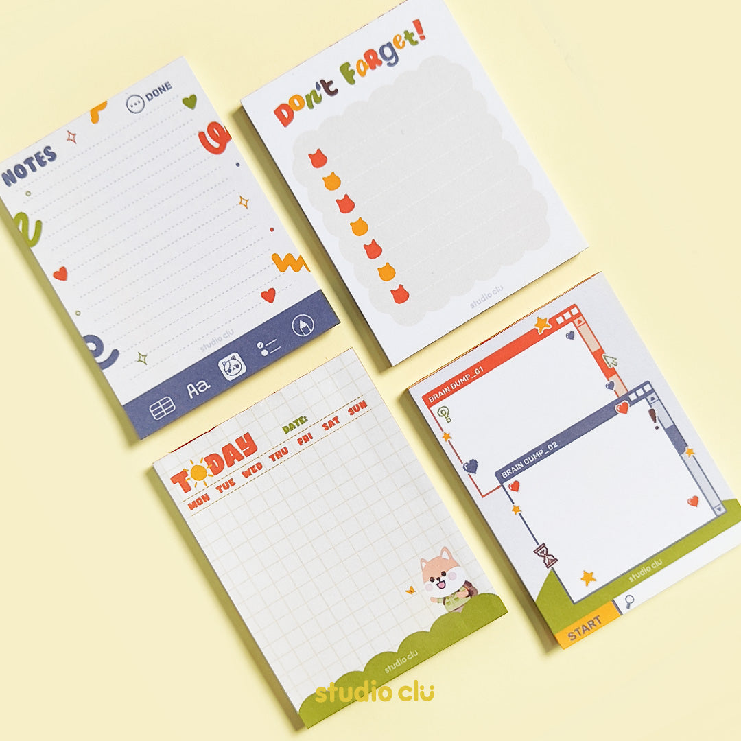 Cute Memo Pad Notes