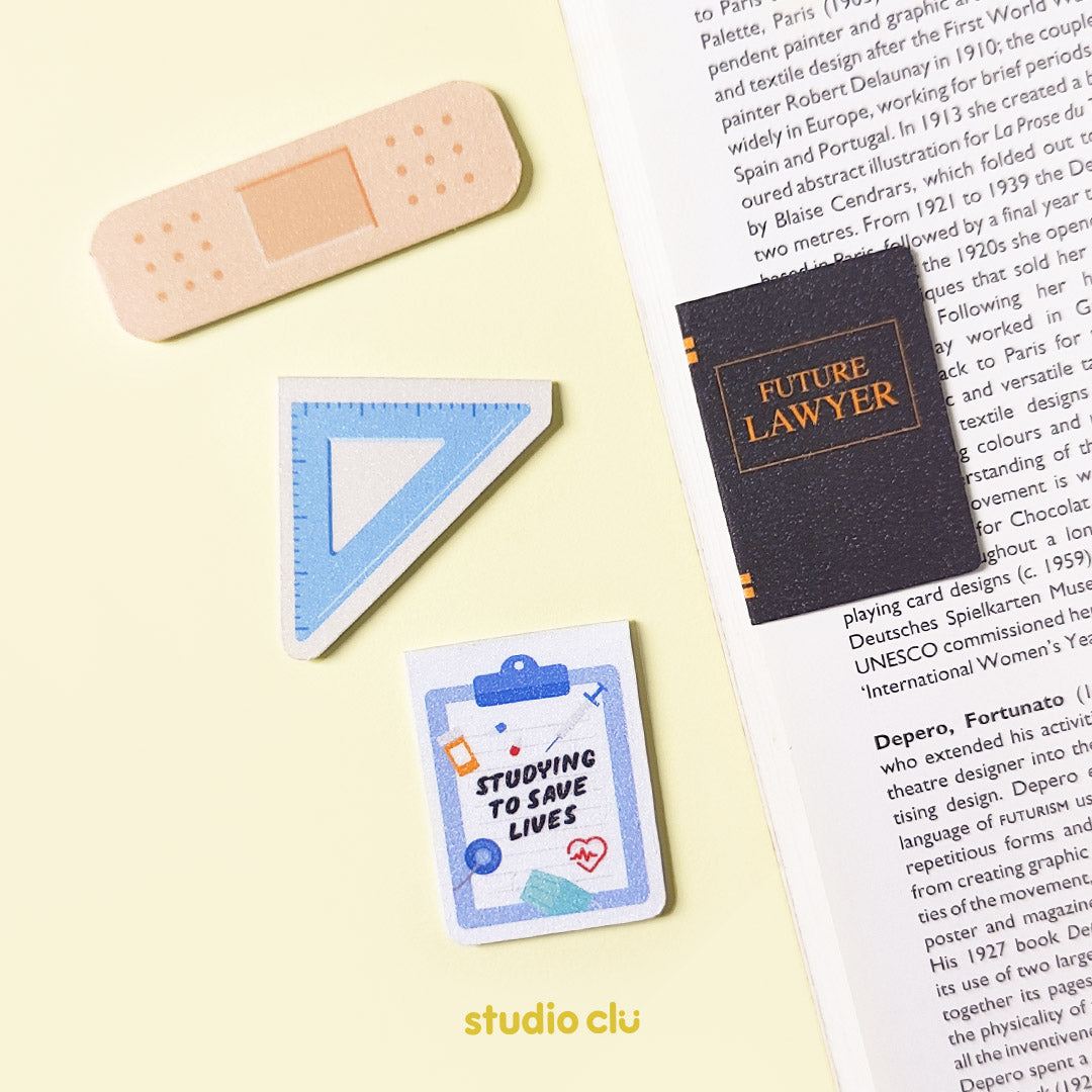Profession Student Study Lawyer Engineer Architect Medicine Doctor Magnetic Bookmarks