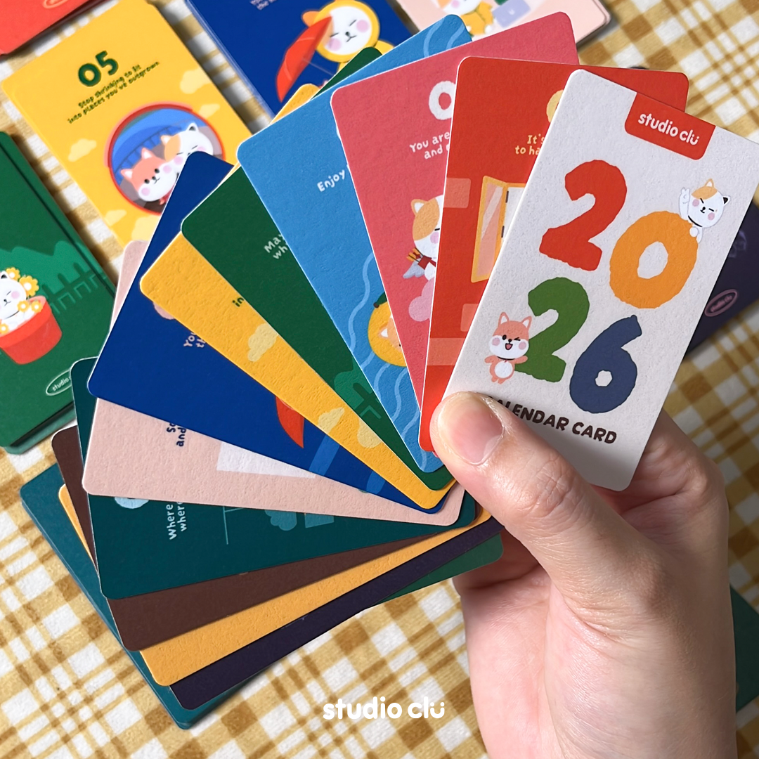 2026 Studio Clu Mini Calendar Card