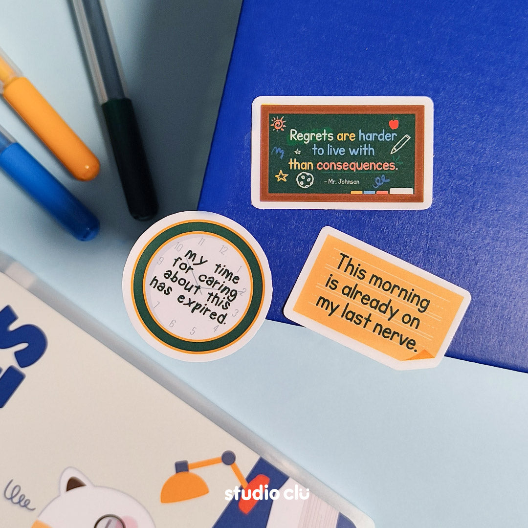 Abbott Elementary Sitcom Matte Vinyl Waterproof Deco Sticker Set
