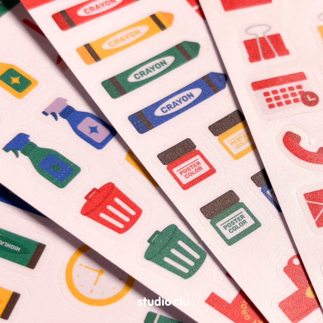 Journal Planner Deco Sticker Sheet