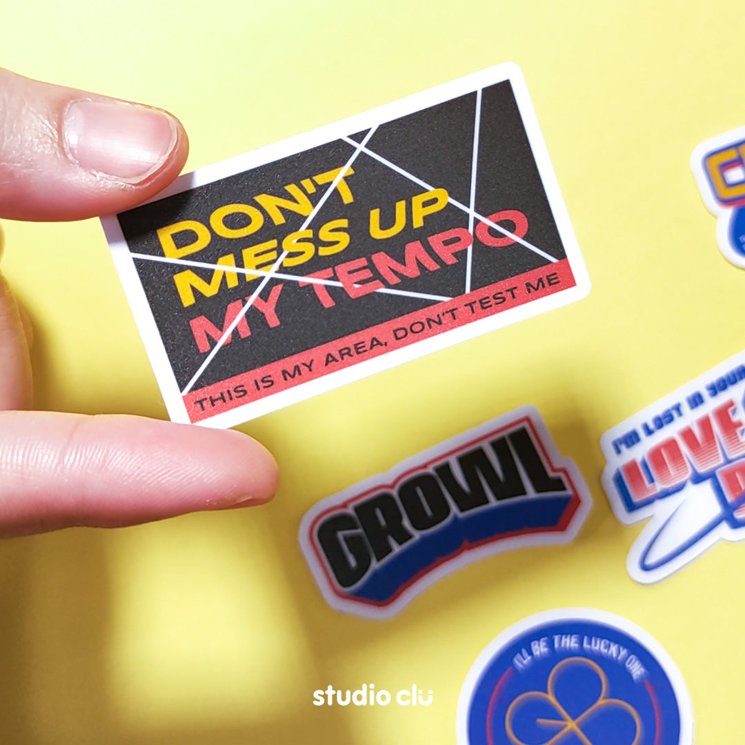 EXO KPOP Fan Art Waterproof Sticker Set