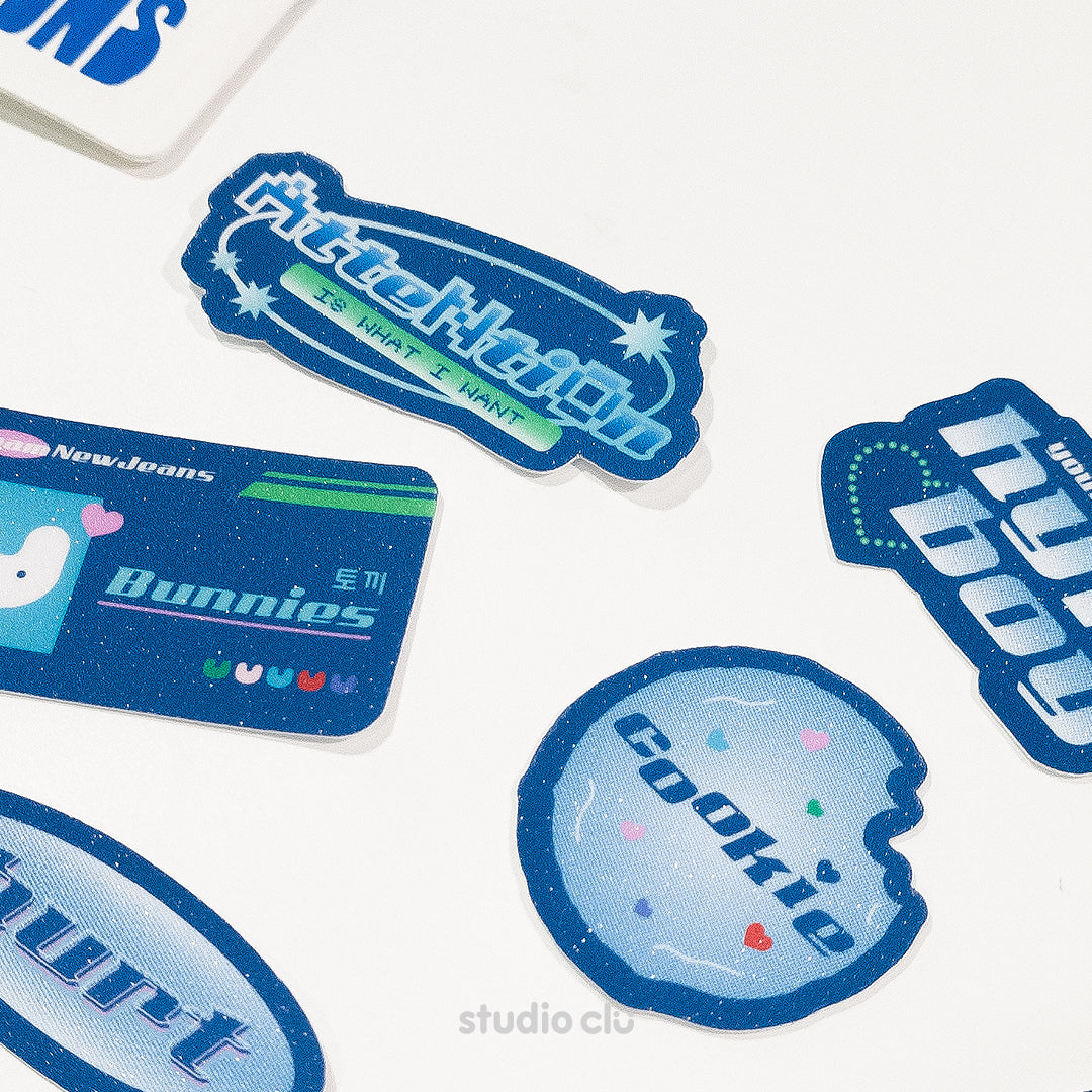 NewJeans KPOP Fan Art Waterproof Sticker Set