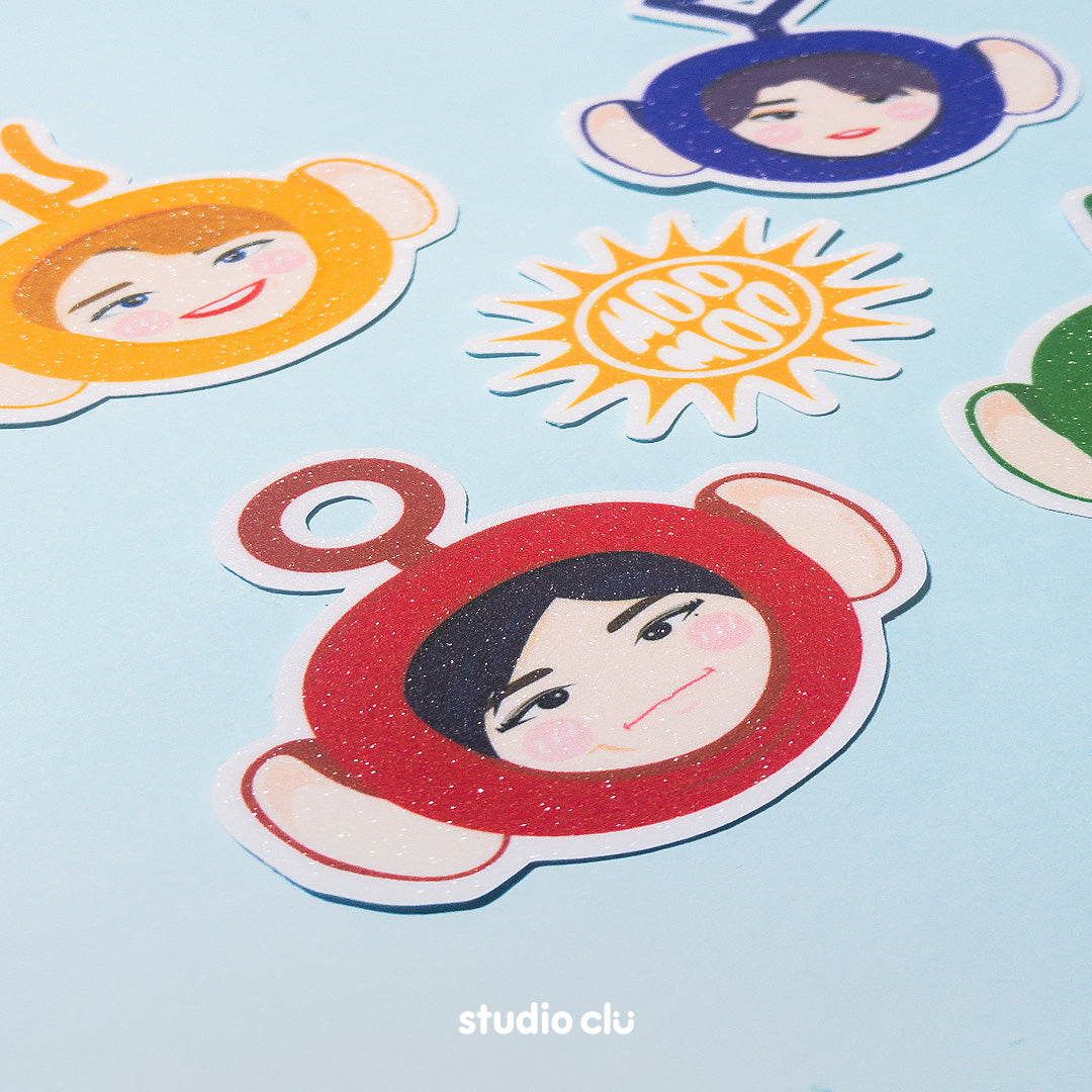 MAMAMOO Mootubbies KPOP Fan Art Sticker Set