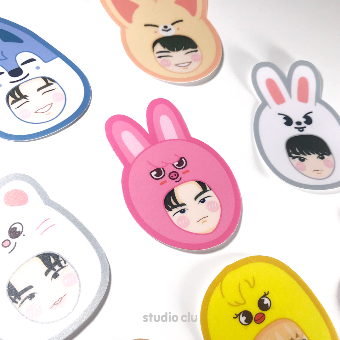 Stray Kids SKZOO Fan Art Waterproof Stickers | Website Exclusive
