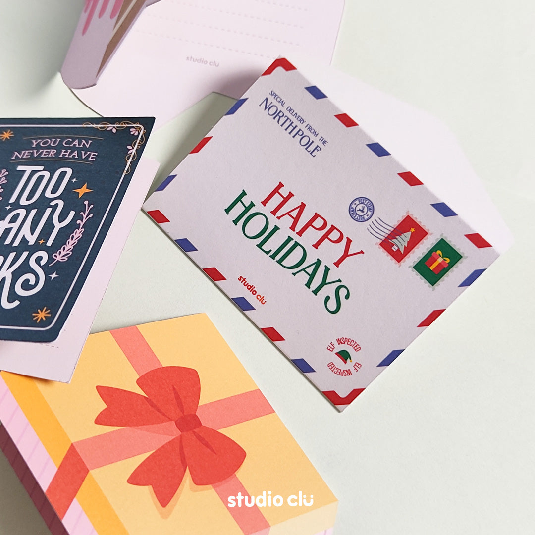 Mini Folded Greeting Cards (Set of 2)
