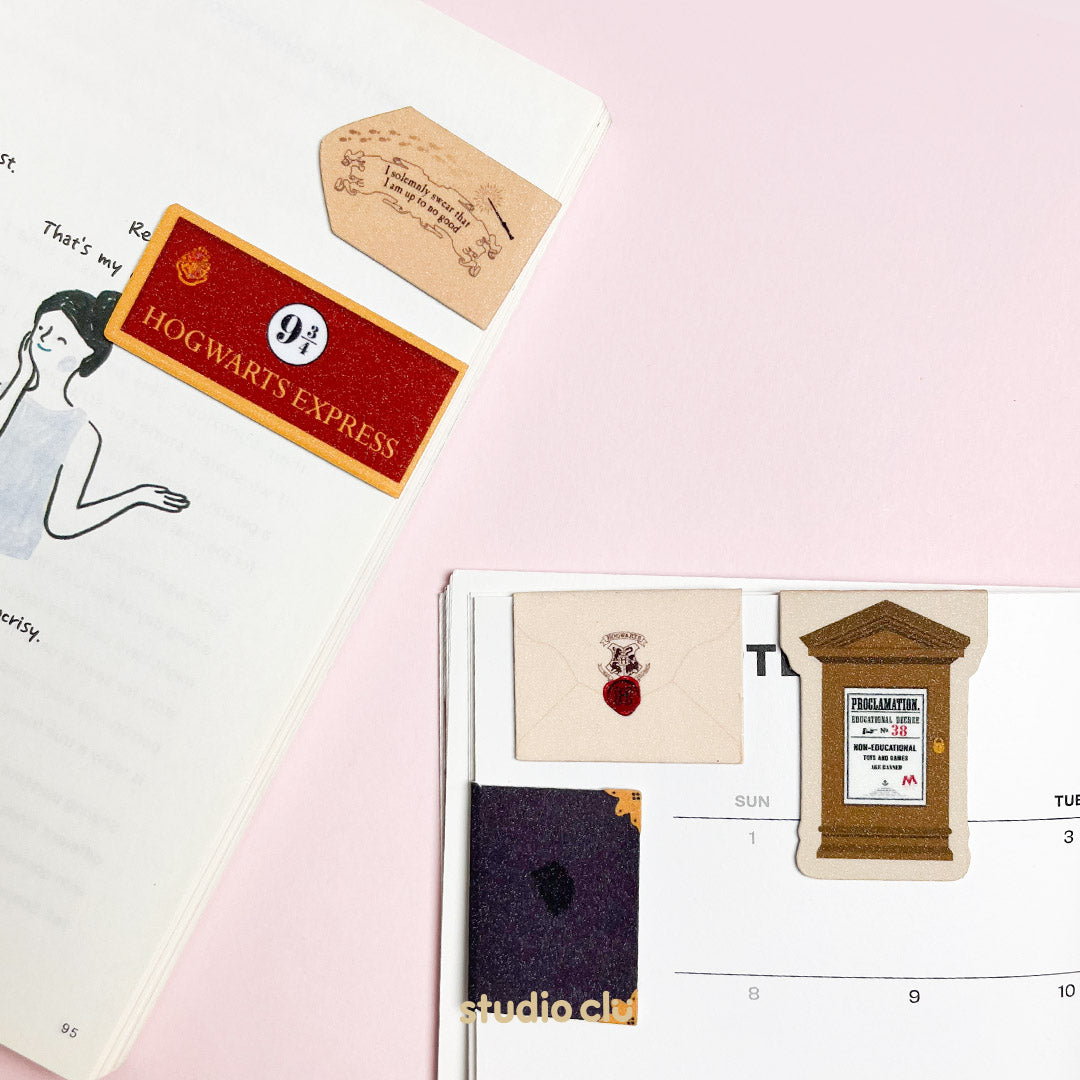 Harry Potter Fan Art Magnetic Bookmarks