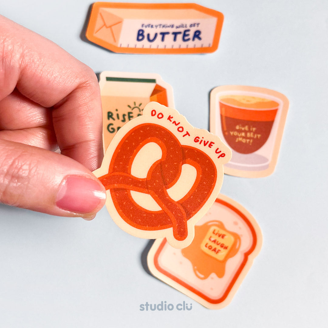 Bread Winner Matte Vinyl Waterproof Deco Sticker Set