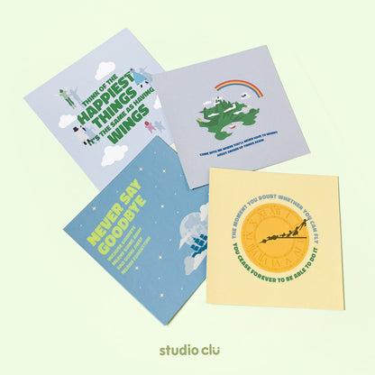 Peter Pan Fan Art Print Postcard