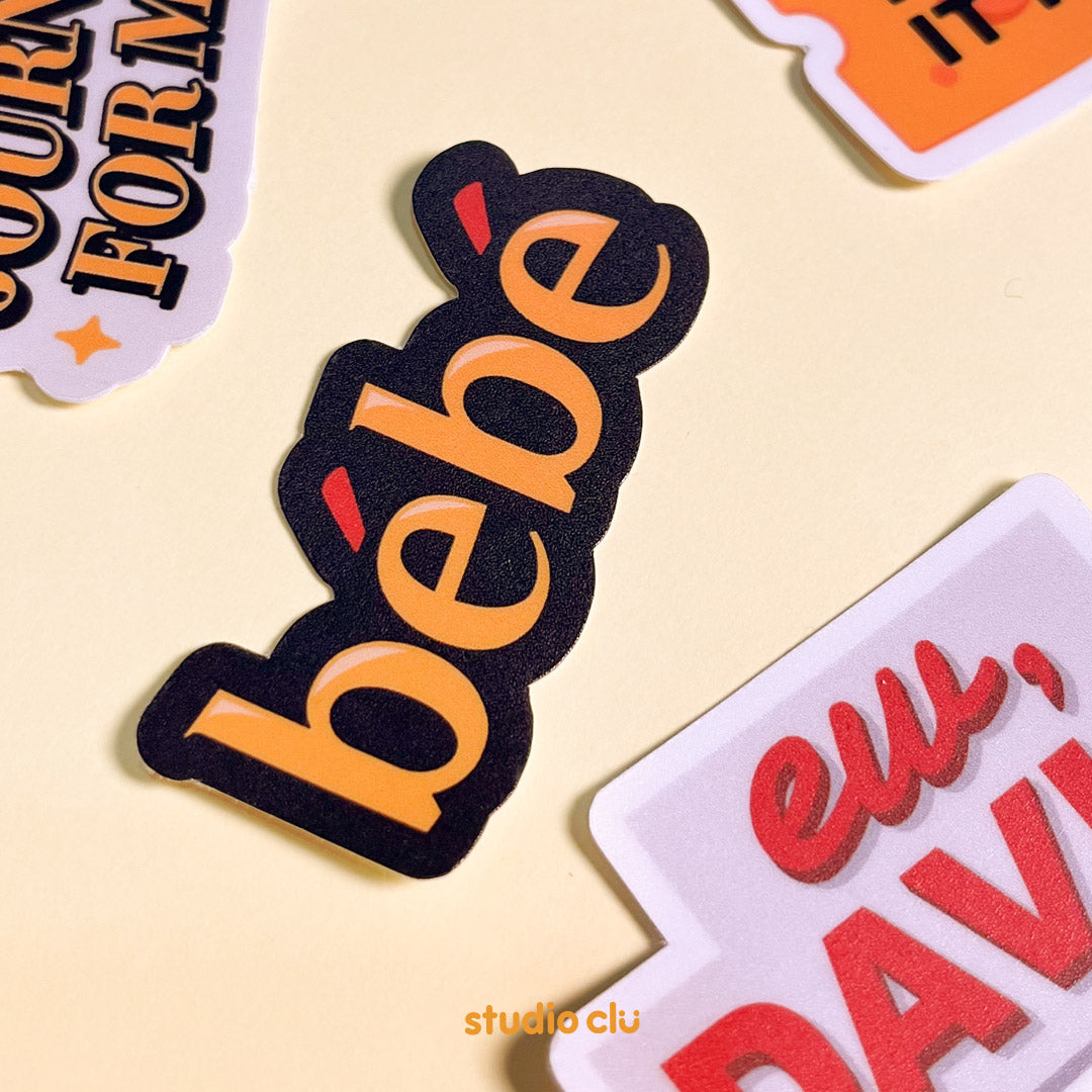 Schitt's Creek Sitcom Matte Vinyl Waterproof Deco Sticker Sheet