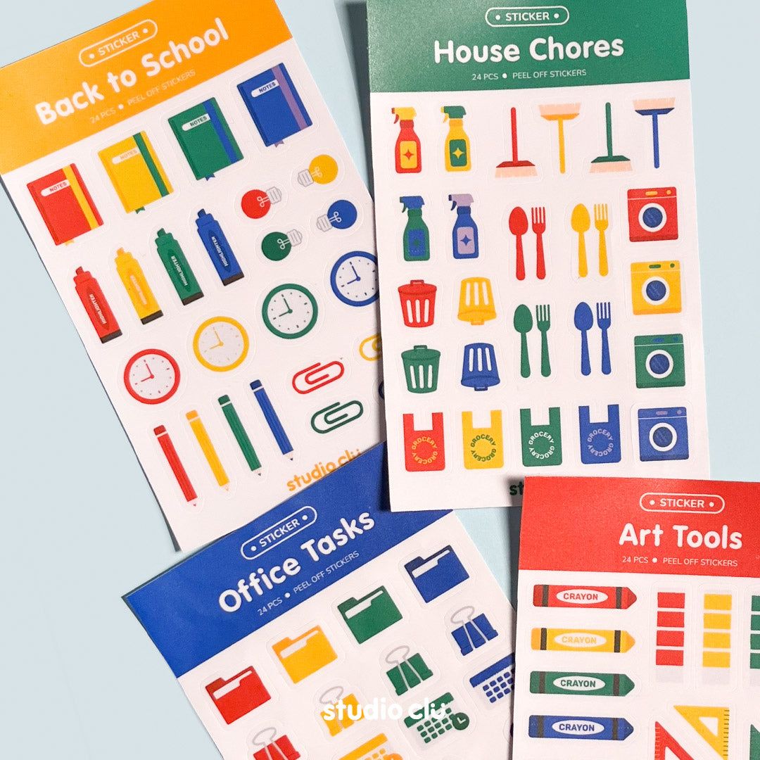 Journal Planner Deco Sticker Sheet