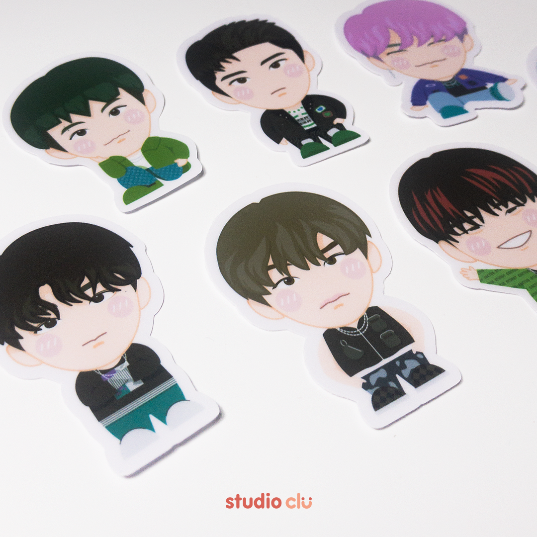 NCT DREAM KPOP Fan Art Character Waterproof Sticker Set