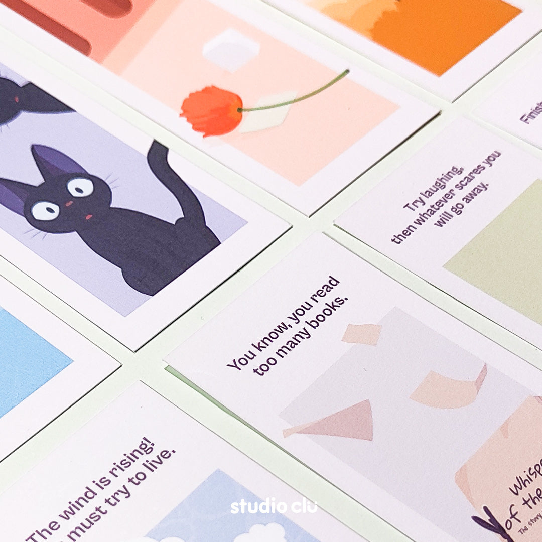 Ghibli Aesthetic Paper Bookmarks