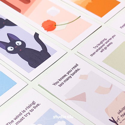 Ghibli Aesthetic Paper Bookmarks