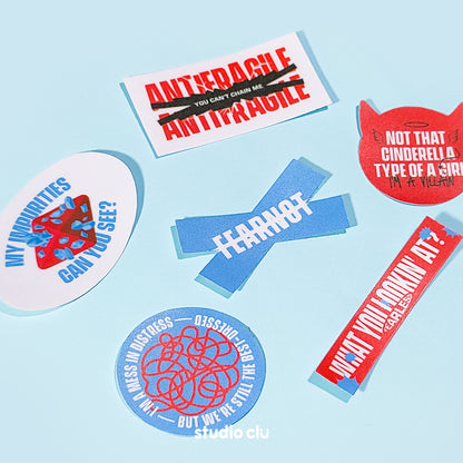 LE SSERAFIM KPOP Fan Art Waterproof Sticker Set