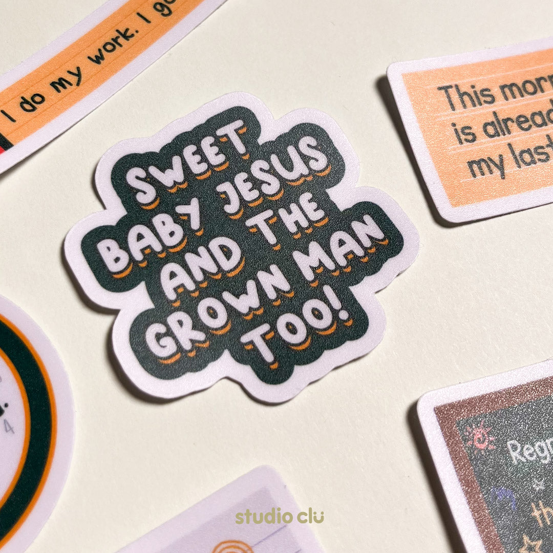 Abbott Elementary Sitcom Matte Vinyl Waterproof Deco Sticker Set
