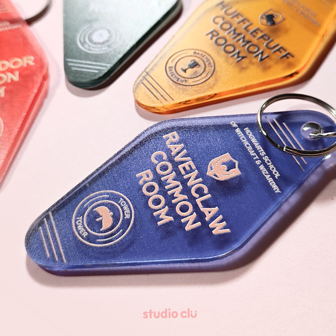 Hogwarts Harry Potter Common Room Acrylic Charm Keyring