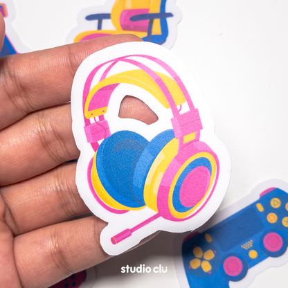 Gamer Computer Art Waterproof Sticker Set