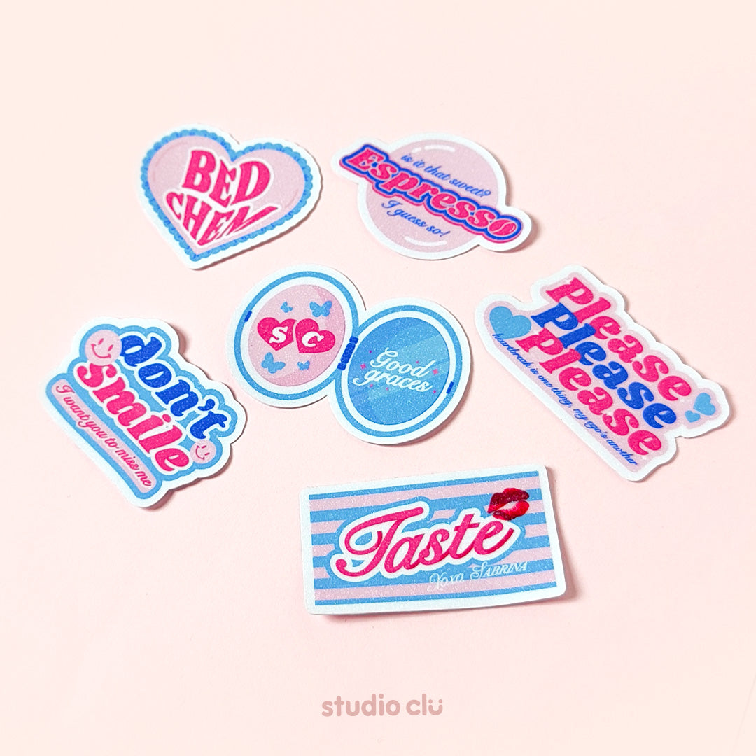 Sabrina Carpenter Short 'n Sweet Sticker Set