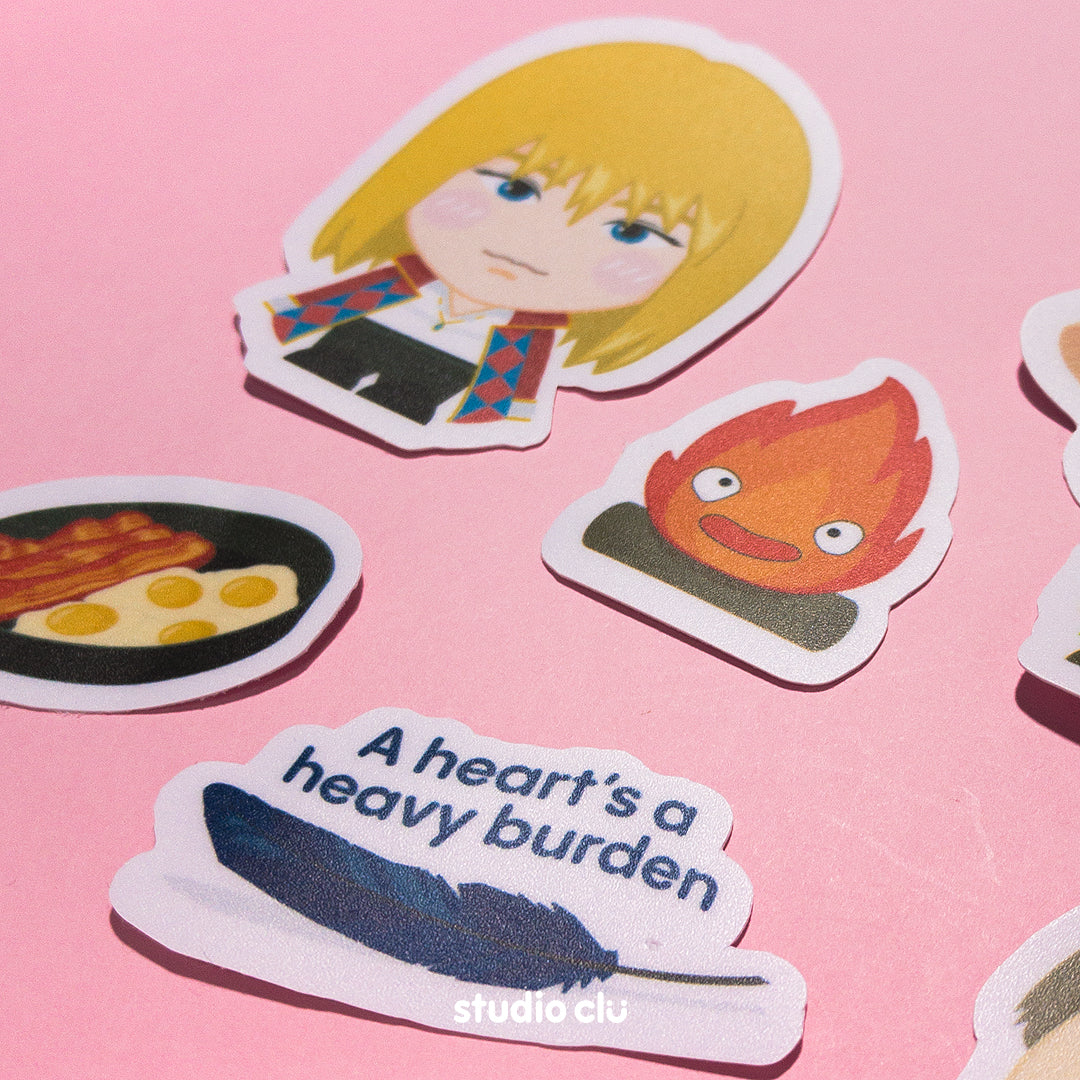 Ghibli Fan Art Waterproof Sticker Set