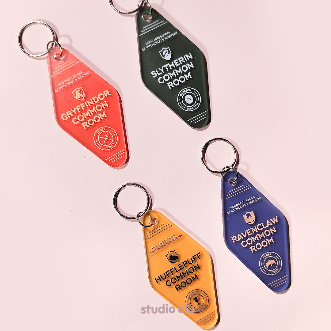 Hogwarts Harry Potter Common Room Acrylic Charm Keyring